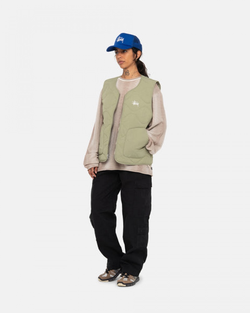 Stussy Surplus Cargo Ripstop Pantolon Erkek Siyah Türkiye | AJP-9554