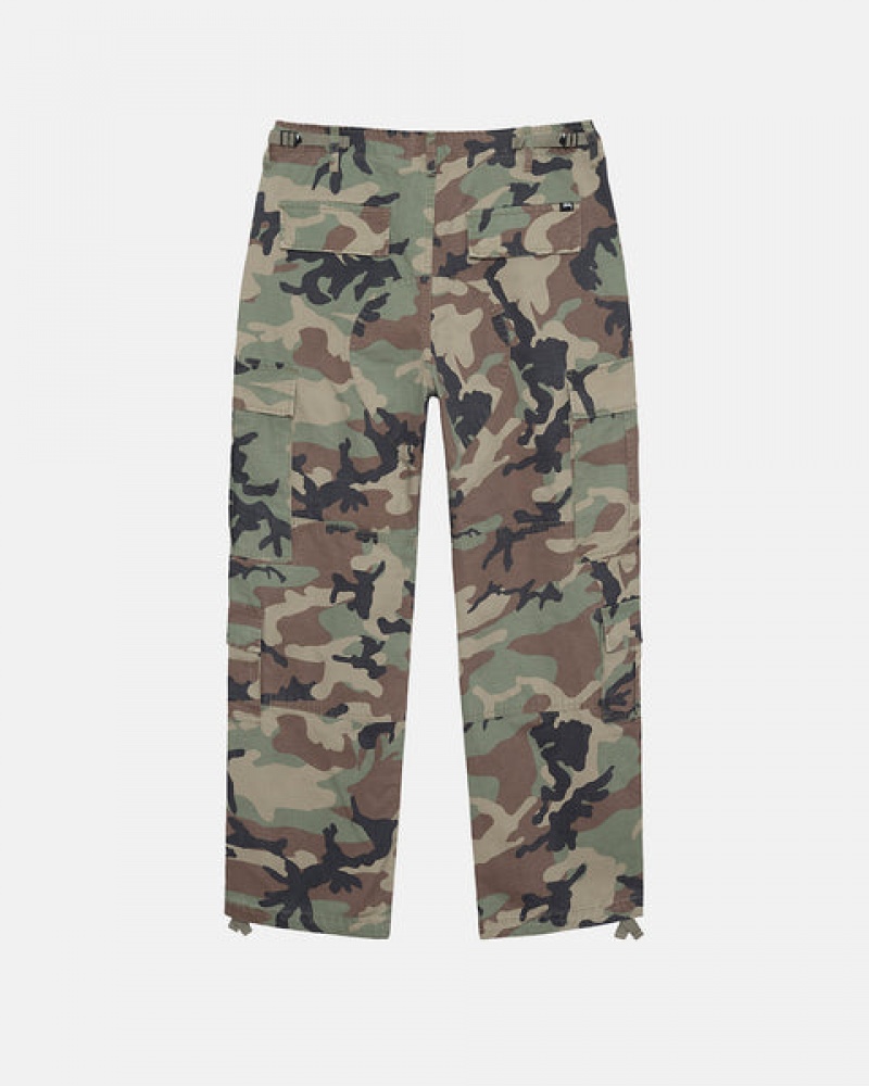 Stussy Surplus Cargo Ripstop Pantolon Erkek Camo Türkiye | VPM-5164