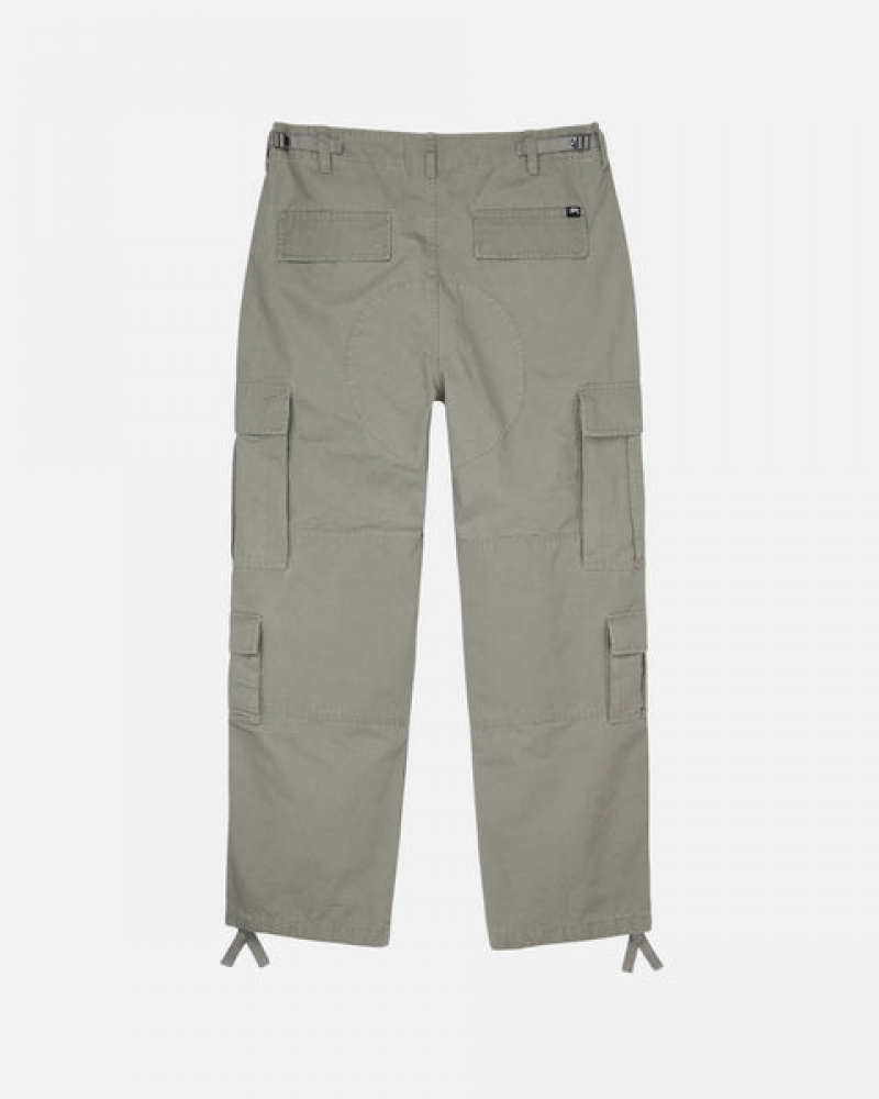 Stussy Surplus Cargo Ripstop Pantolon Erkek Zeytin Yeşili Türkiye | QLN-3562