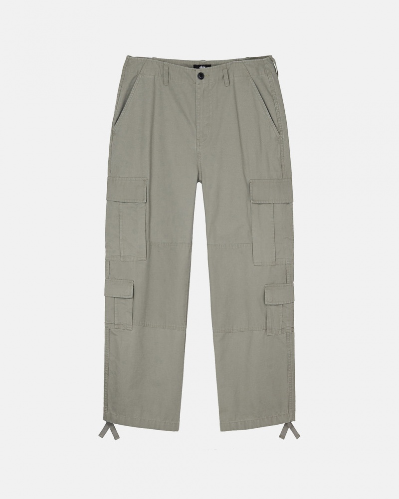 Stussy Surplus Cargo Ripstop Pantolon Erkek Zeytin Yeşili Türkiye | QLN-3562