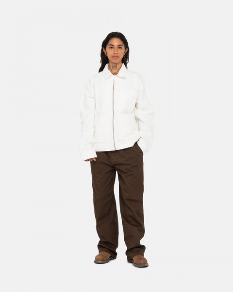 Stussy Workgear Trouser Twill Pantolon Erkek Kahverengi Türkiye | GYK-0222